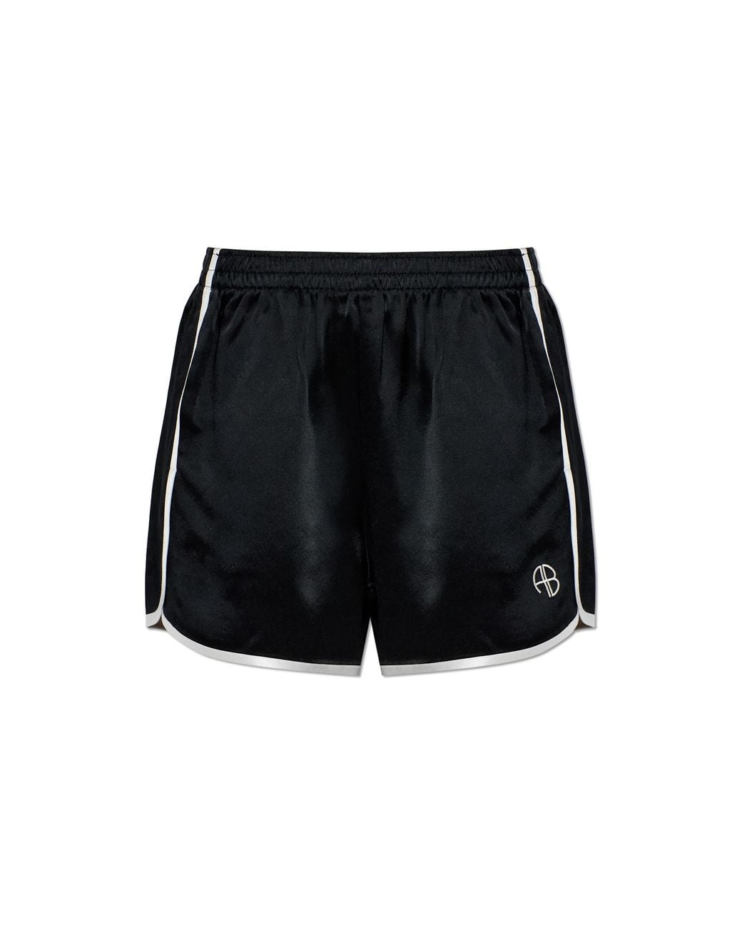 Anine Bing Black 'Eva' Training Shorts