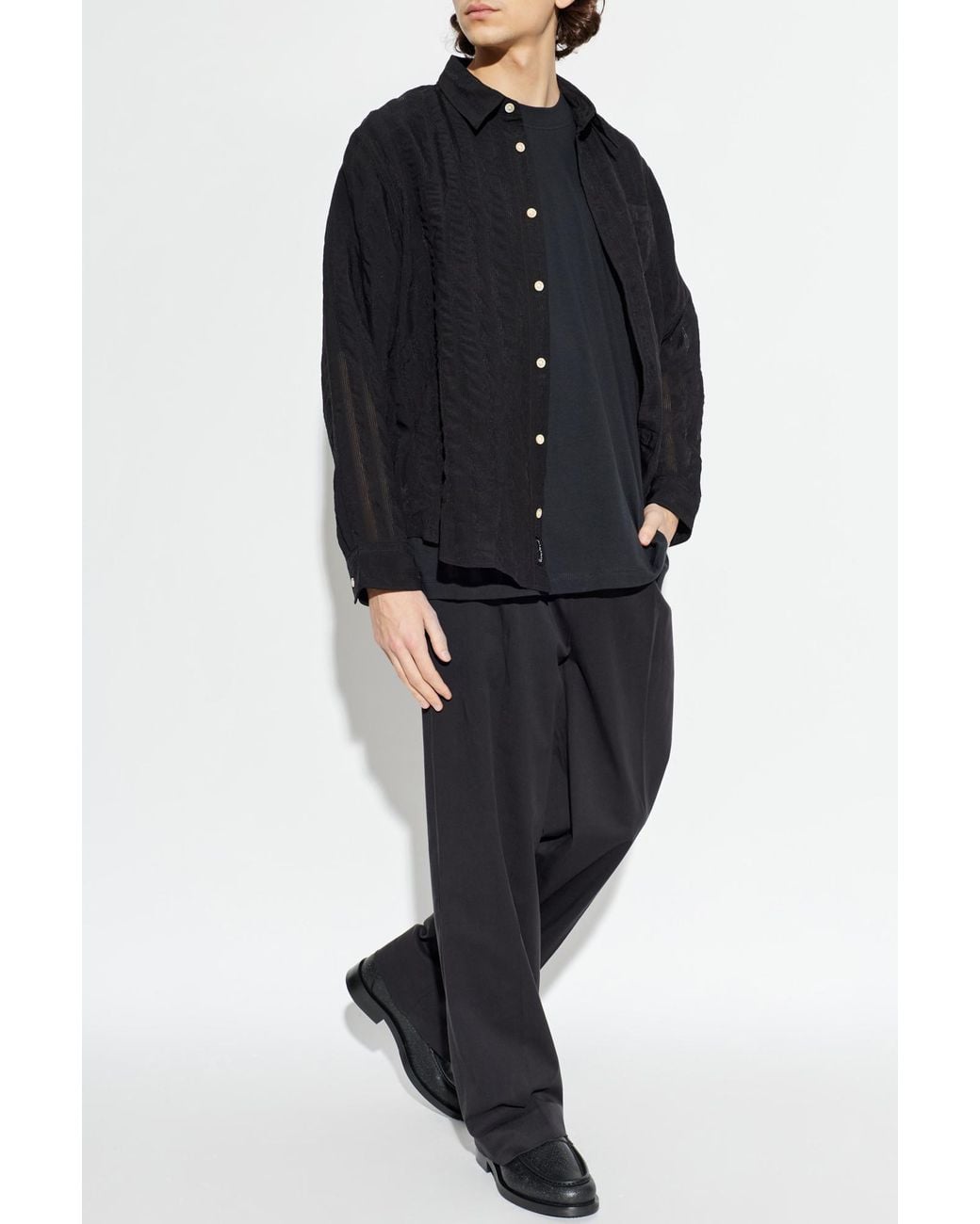 AllSaints Blue 'Lennar' Shirt for men