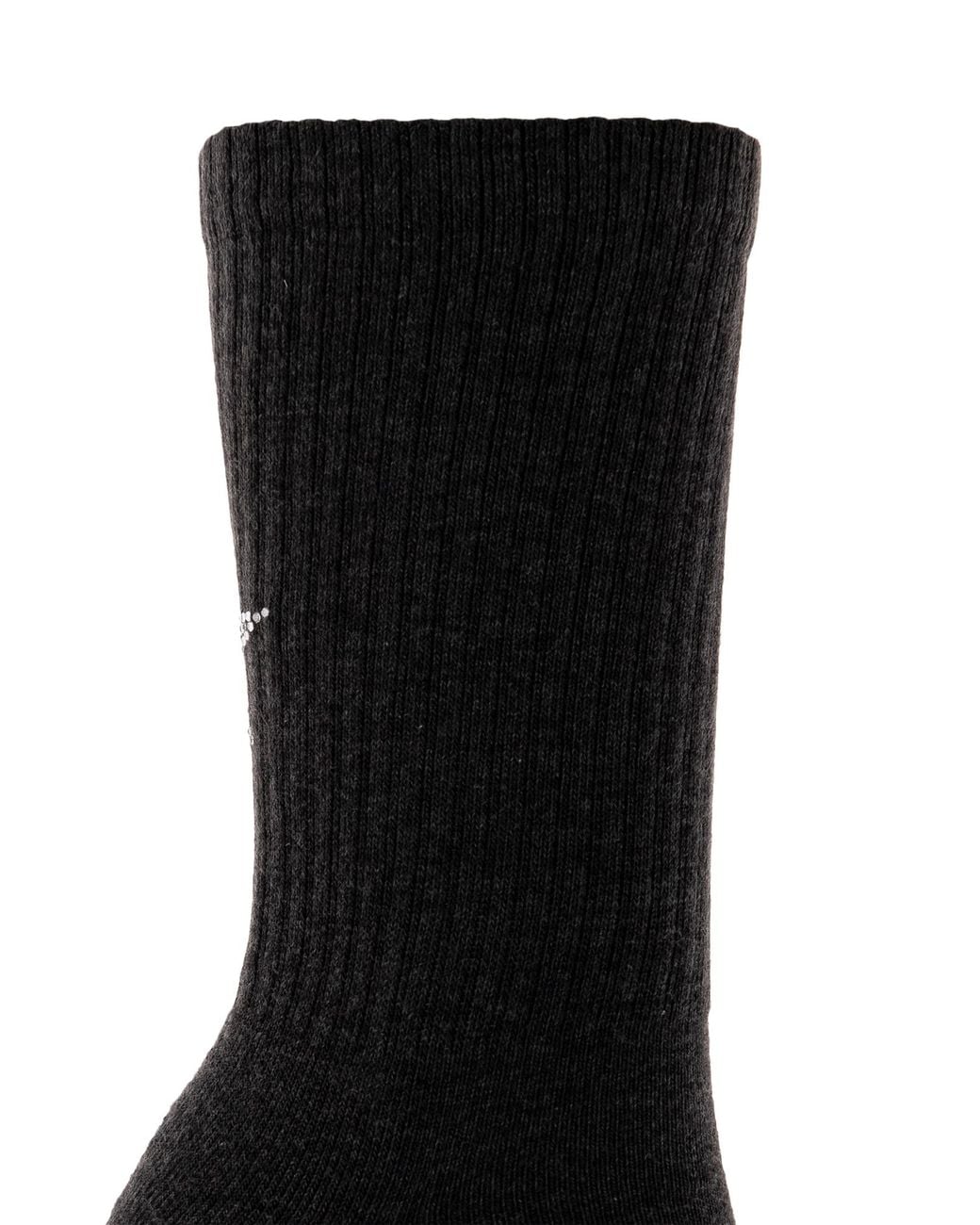 Golden Goose Deluxe Brand Black Cotton Socks With Logo