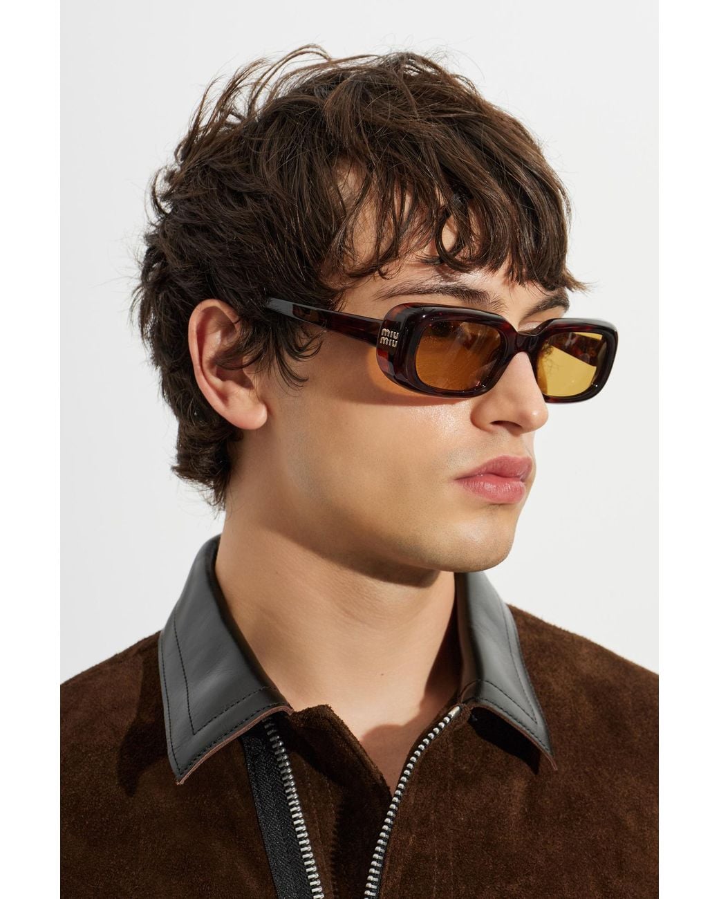 Miu Miu Natural "B13S" Sunglasses