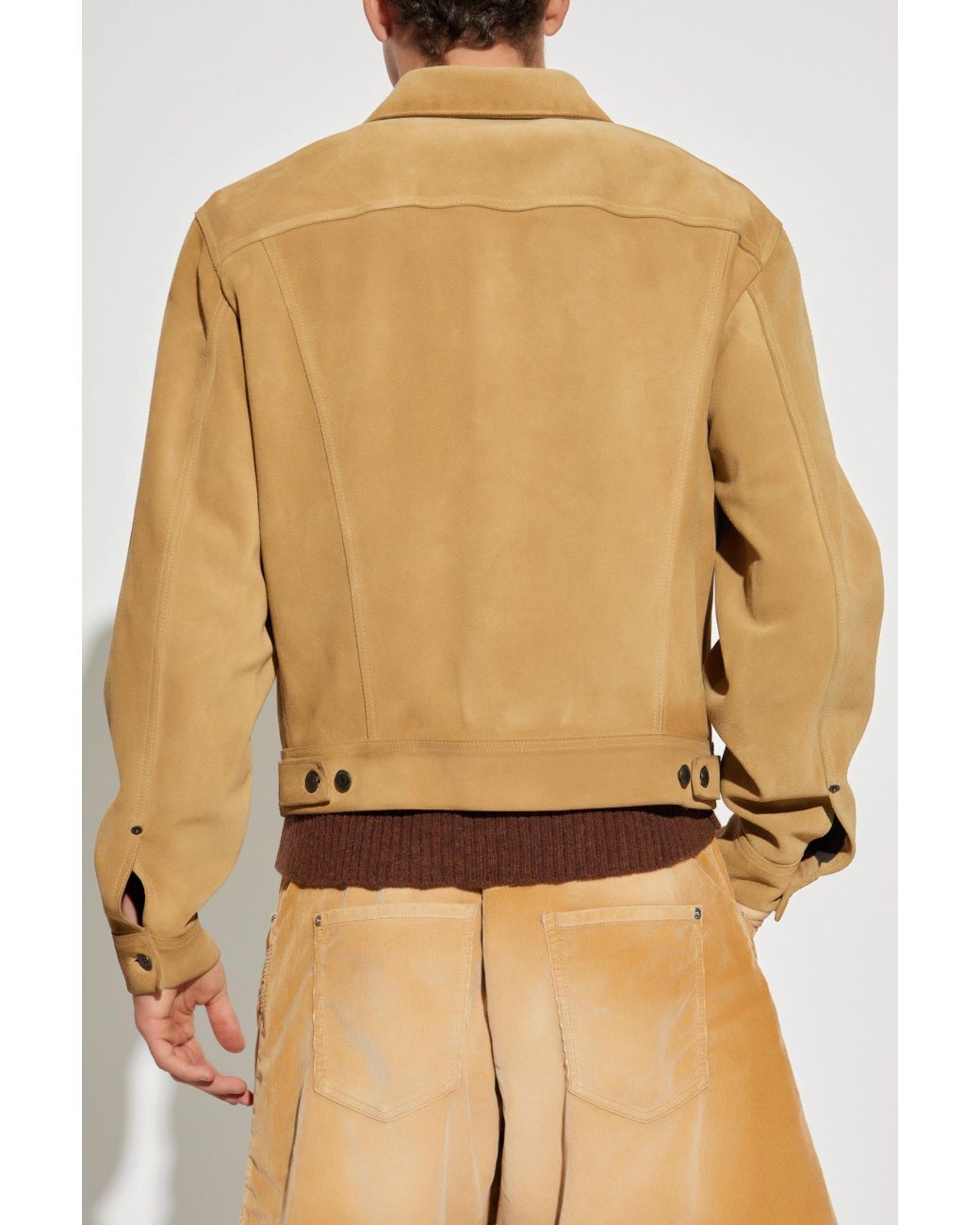 DSquared² Natural Leather Jacket for men