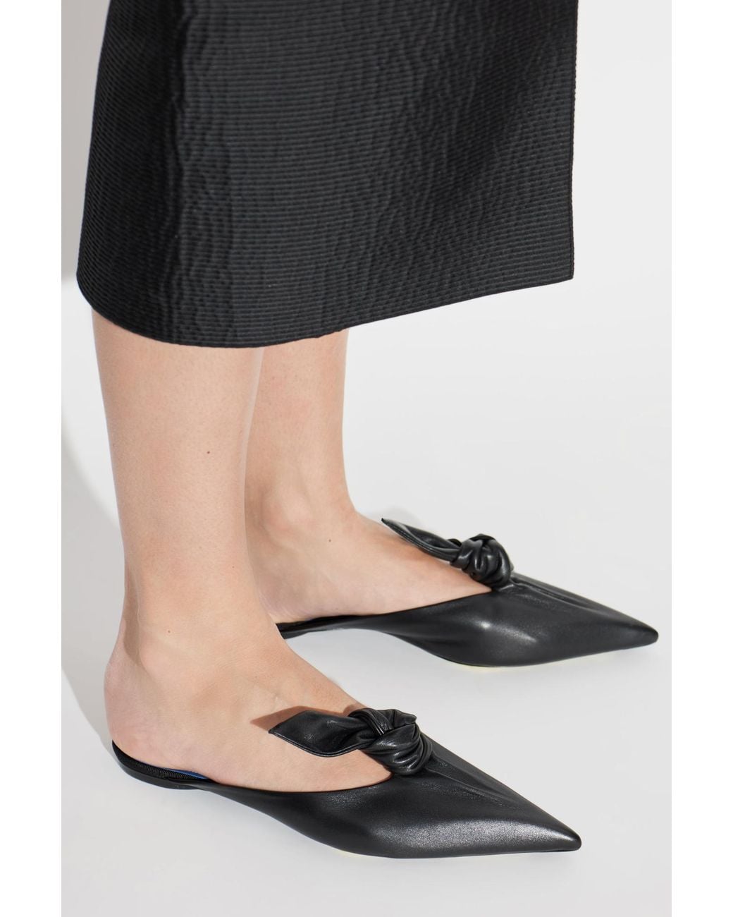 Lanvin Black Leather Shoes
