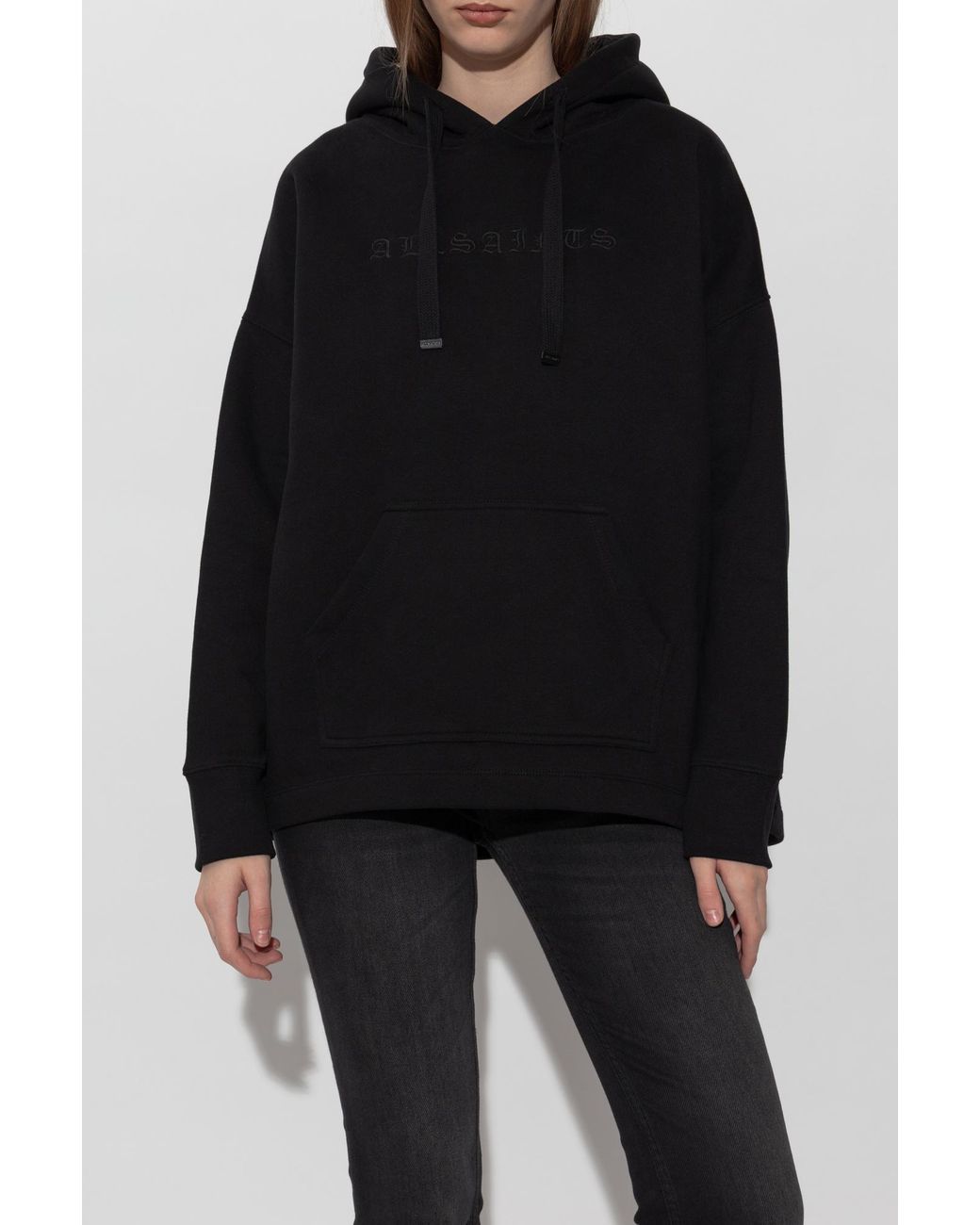 AllSaints Black 'Vision' Hoodie