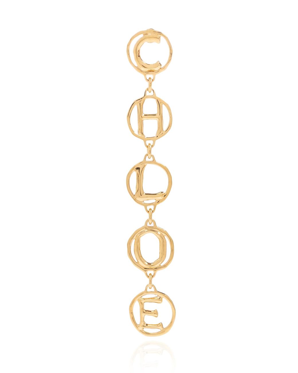 Chloé Metallic Brass Earrings