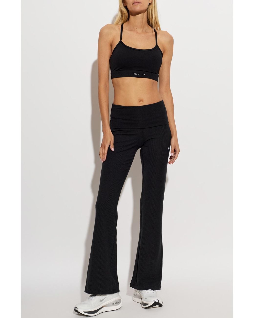 P.E Nation Black "Signature" Sports Bra