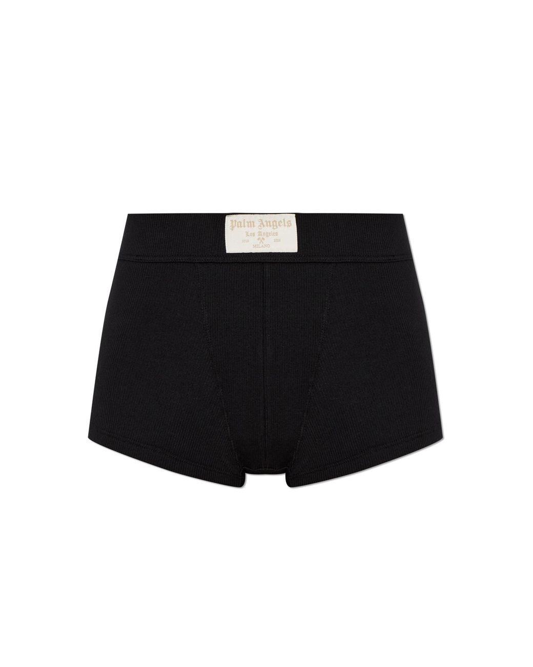 Palm Angels Black Cotton Bra
