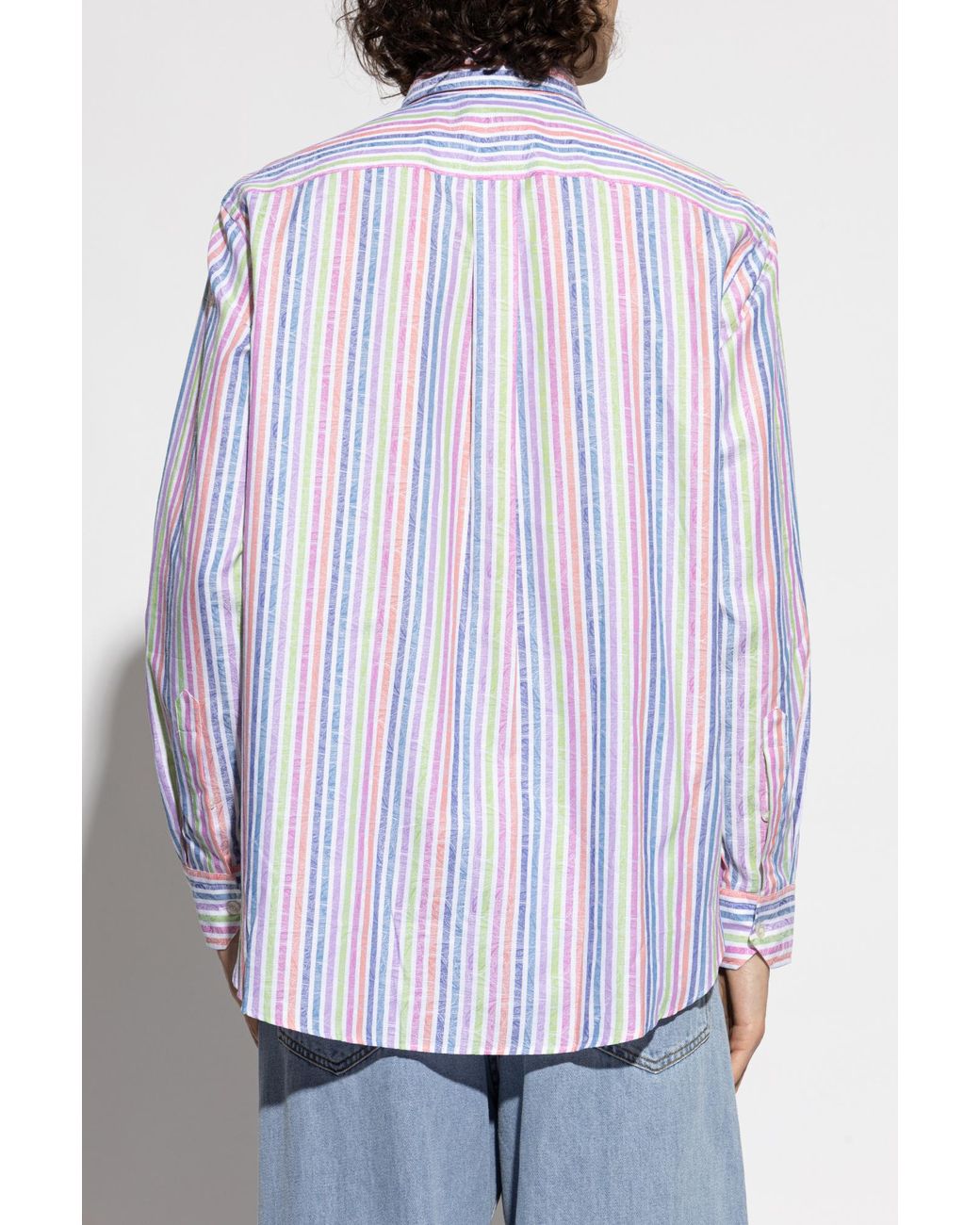 Etro White Shirt With A Striped Pattern for men