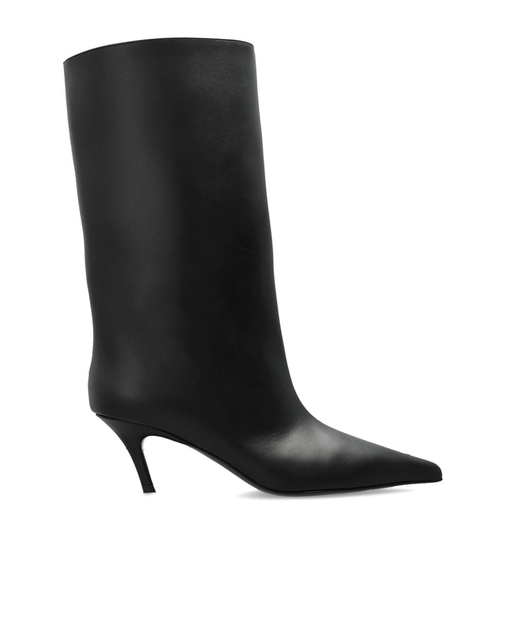 AMINA MUADDI Black 'Fiona' Heeled Boots