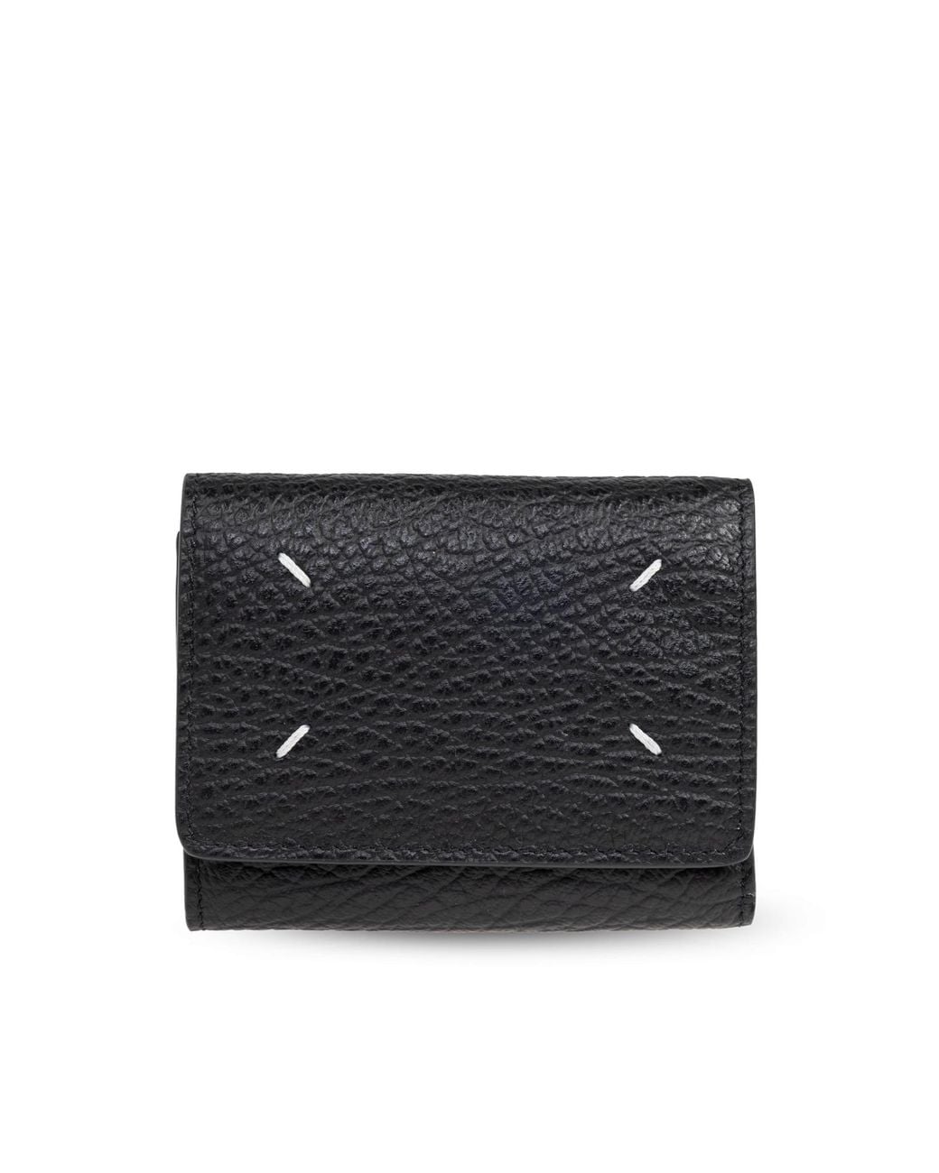 Maison Margiela Black Leather Wallet