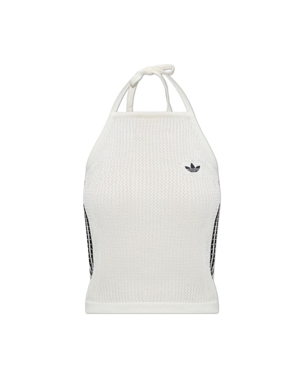 Adidas Originals White Top With Exposed Shoulders