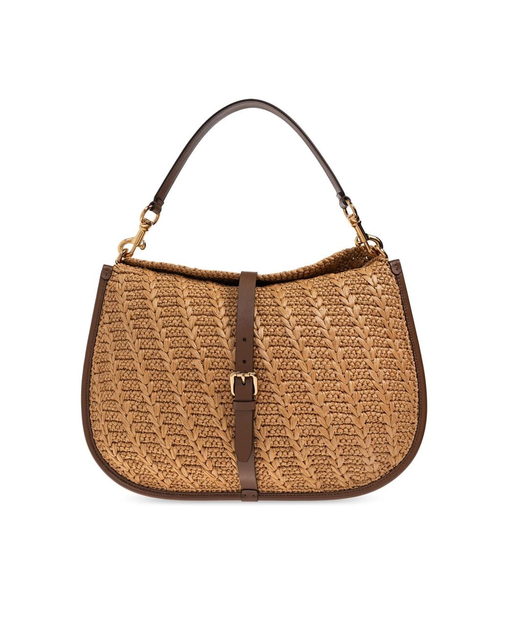 Etro Brown Shoulder Bag "Pony Maxi"