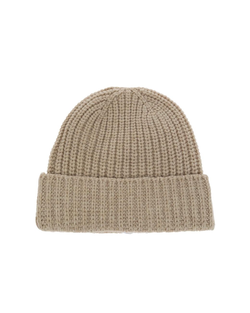 Rethinkit Studios Natural Beanie With Logo Patch