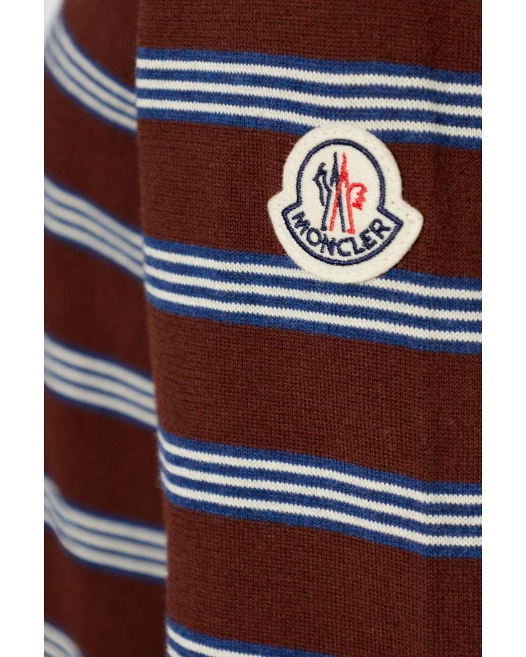 Moncler Brown Ribbed Sweater for men