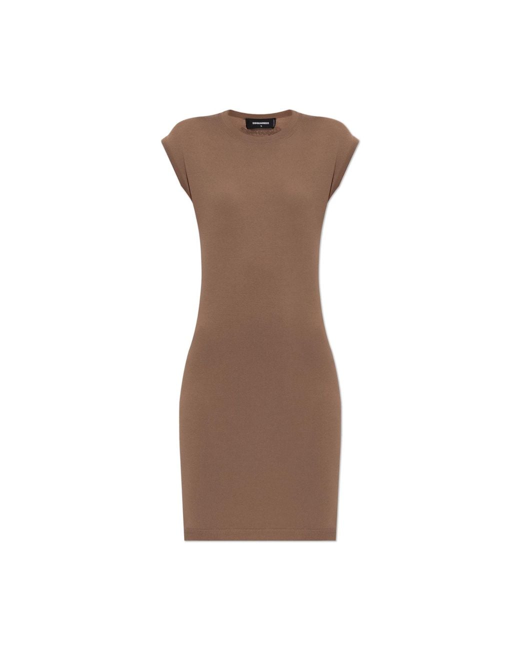 DSquared² Natural Wool Dress