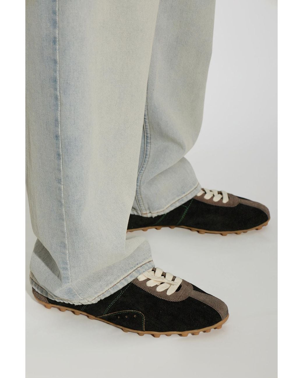 Maison Margiela Black 'Sprinters' Low-Top Sneakers