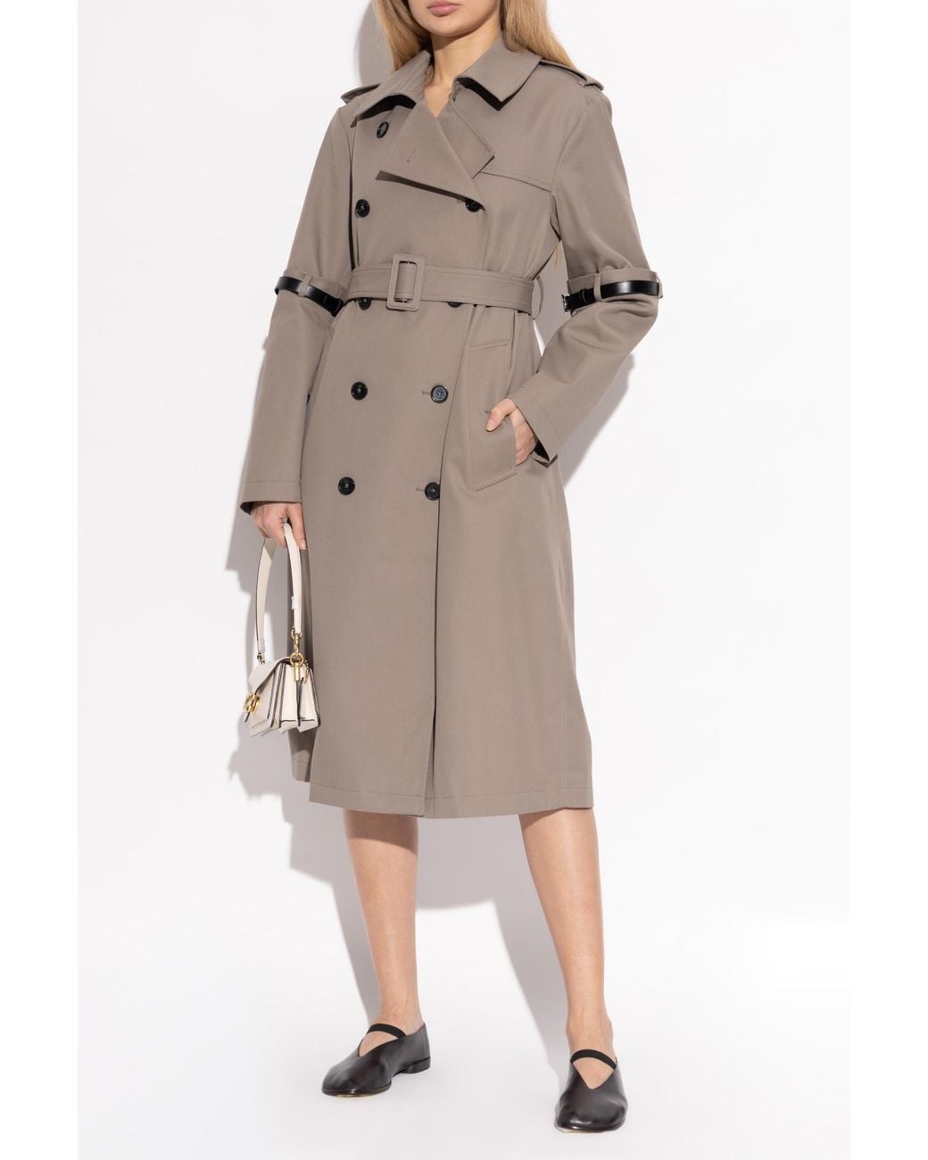 Coperni Natural Trench Coat With Belt