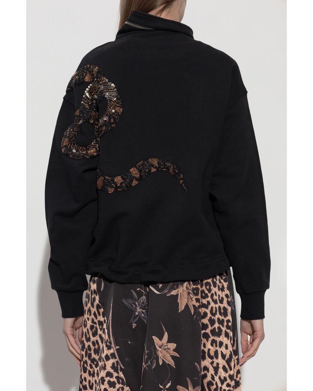 AllSaints Black Sweatshirt 'Ouros'