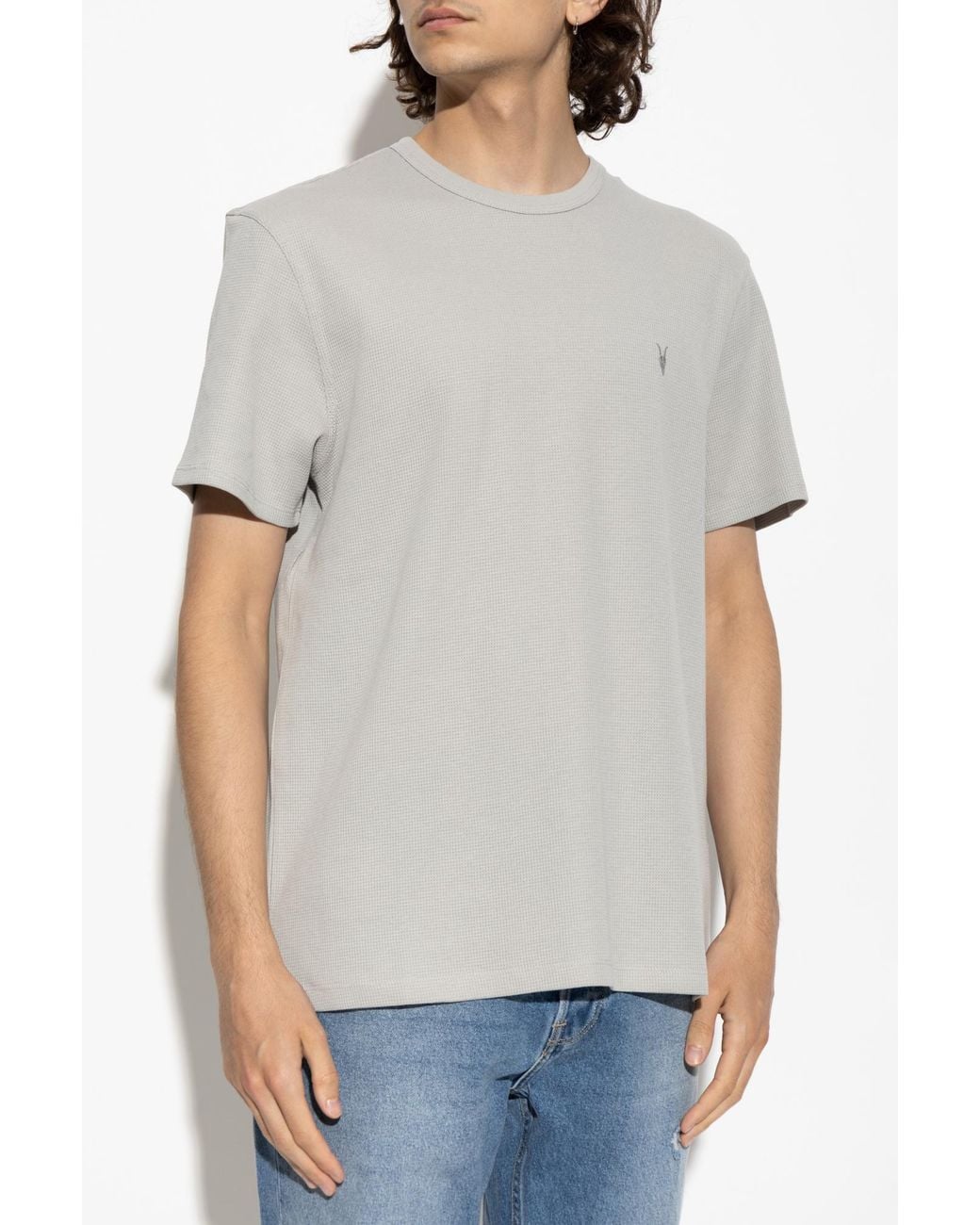 AllSaints Gray T-Shirt "Ellis" for men