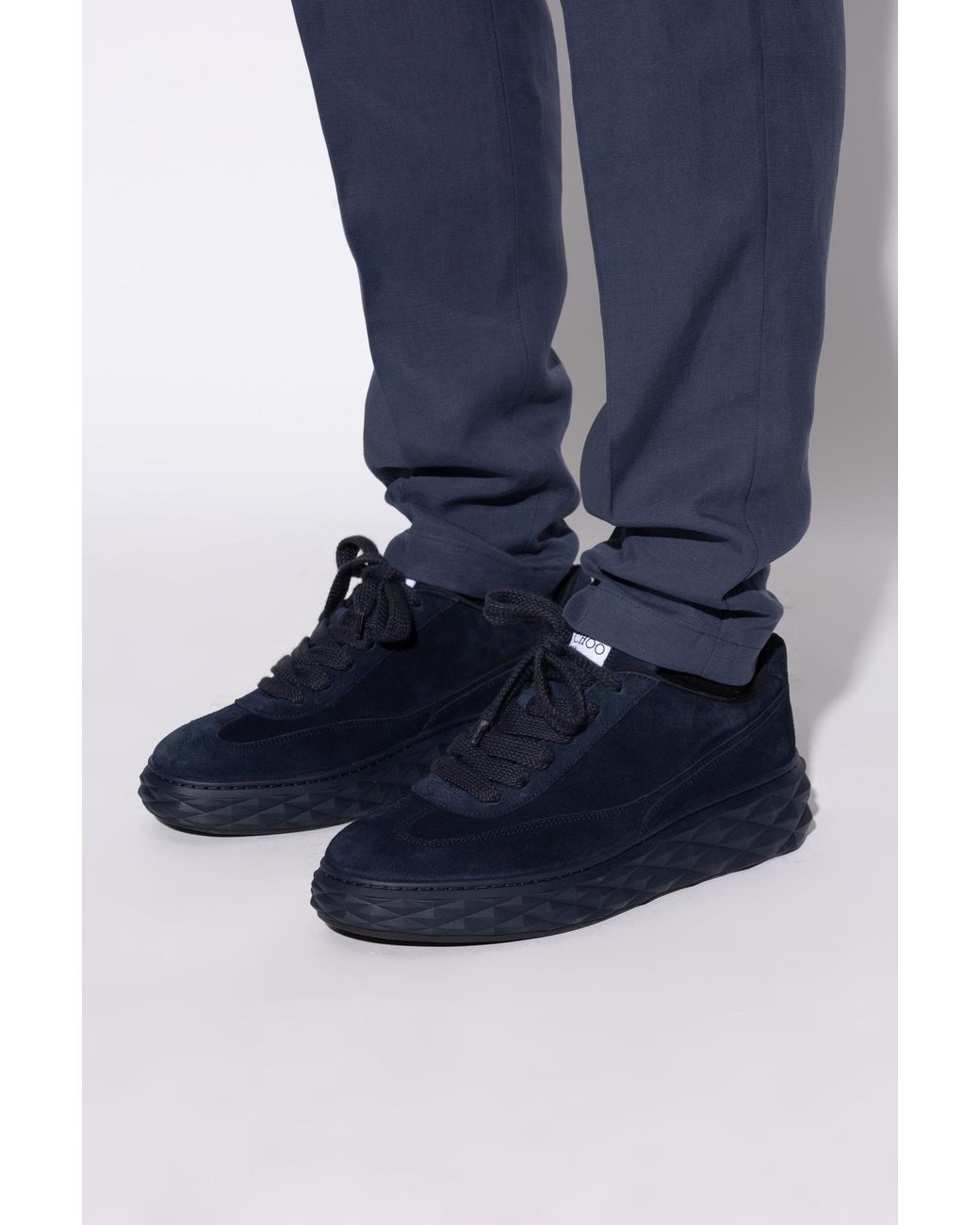 Jimmy Choo Black "Diamond Maxi" Sports Shoes for men