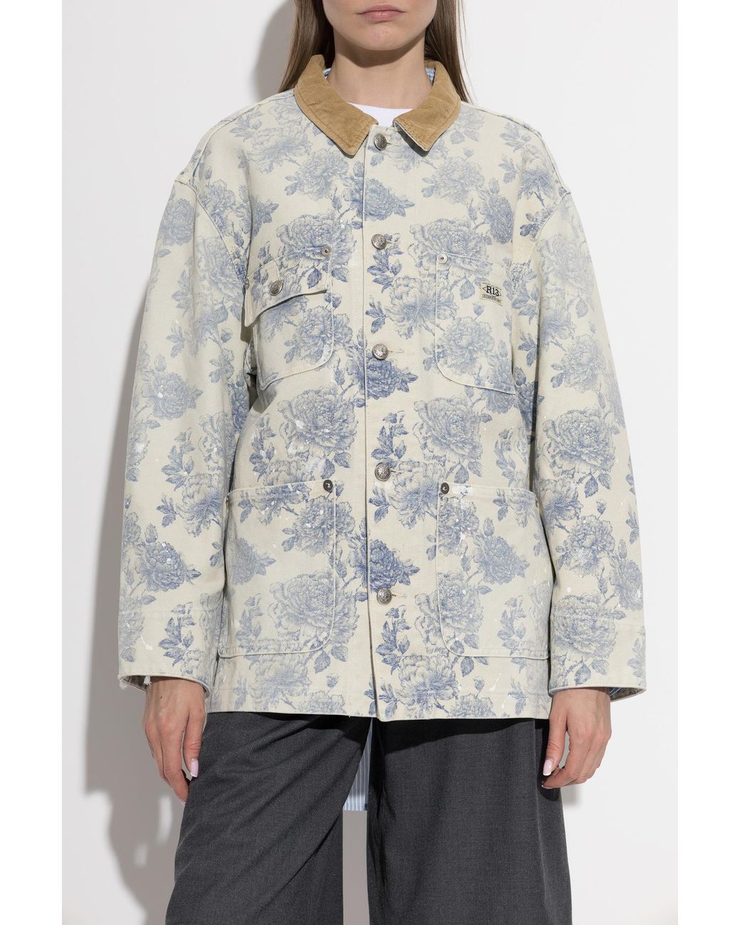 R13 White Denim Jacket