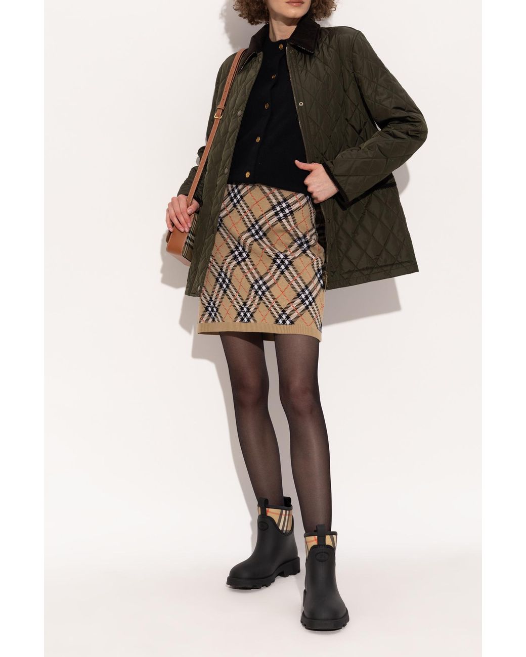 Burberry Black Marsh Stamp Wellington Boots