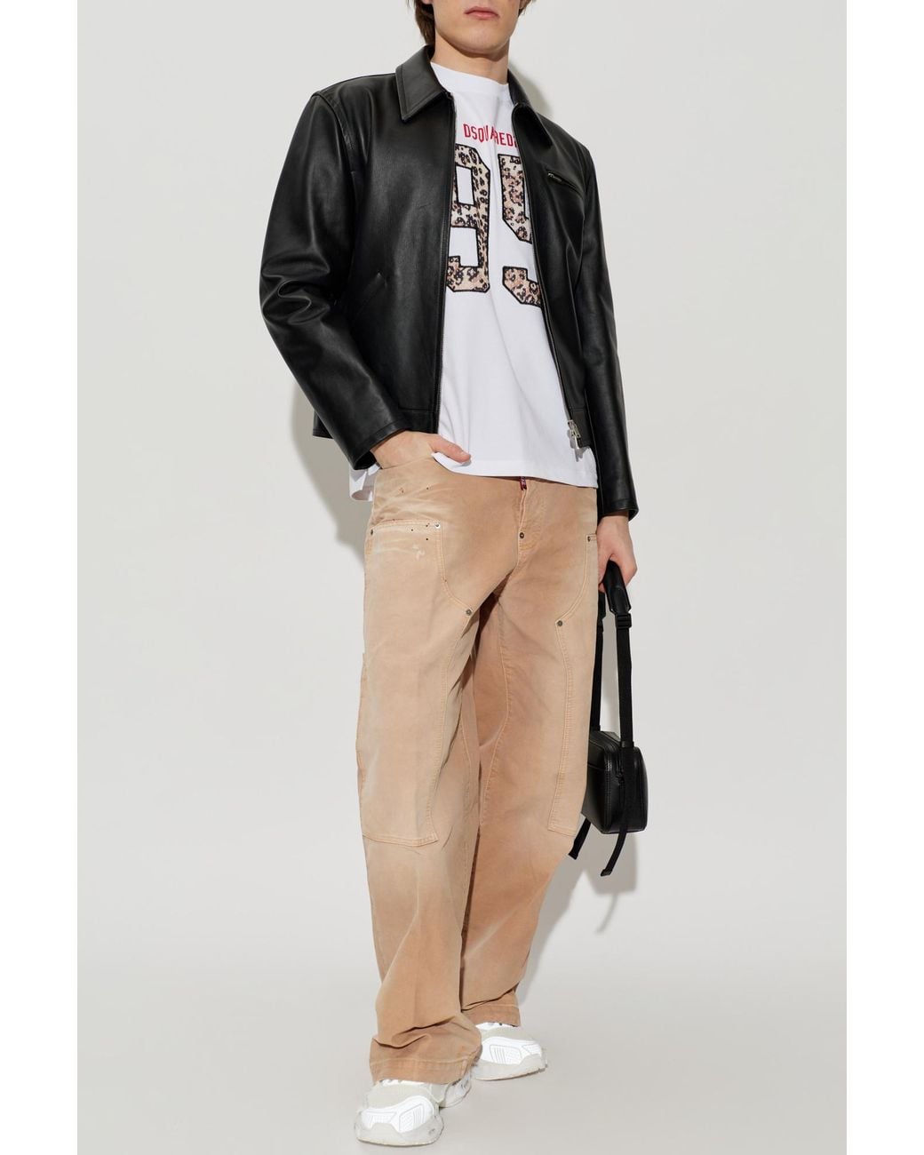DSquared² White T-Shirt With Logo for men
