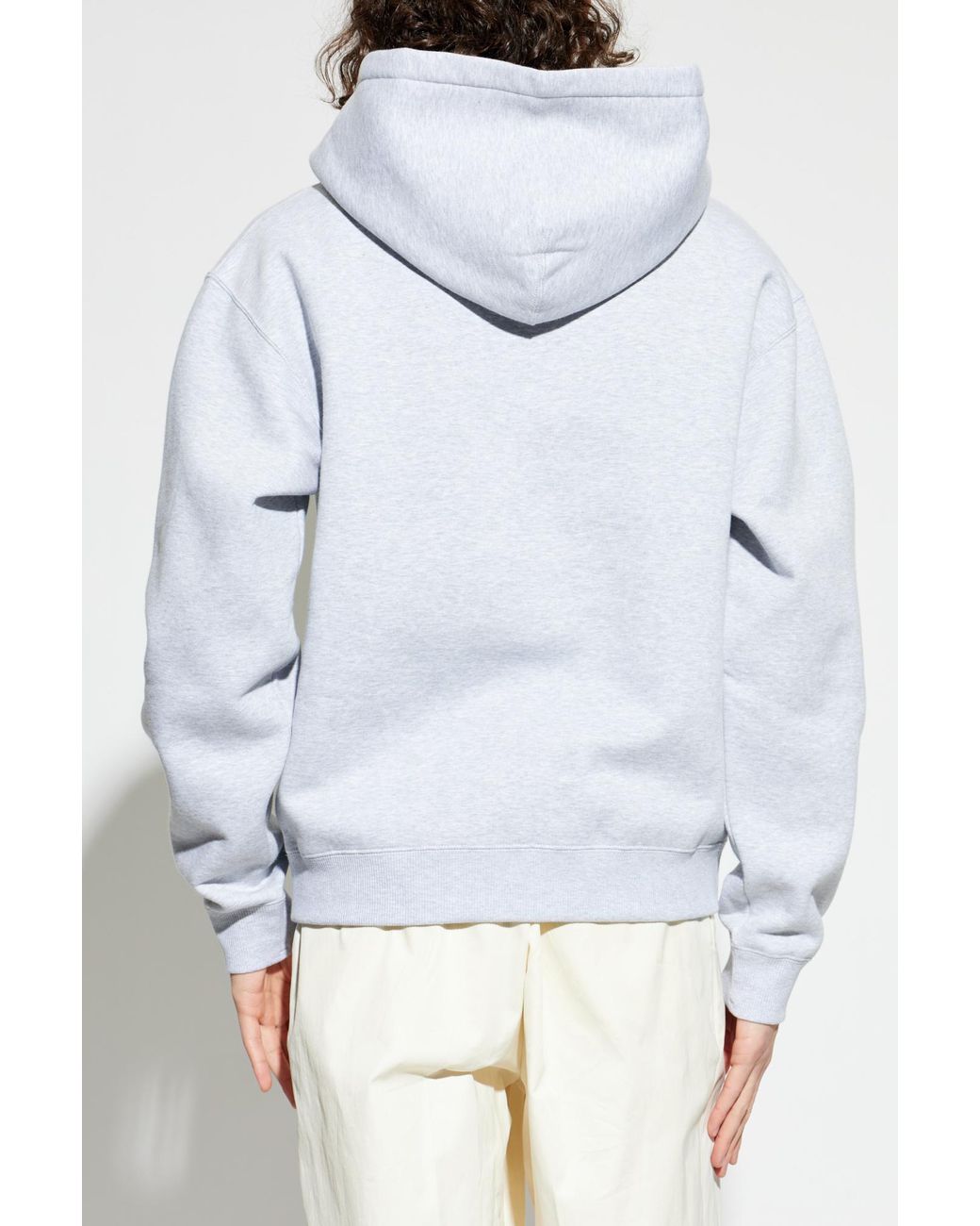 Jil Sander White Hoodie for men
