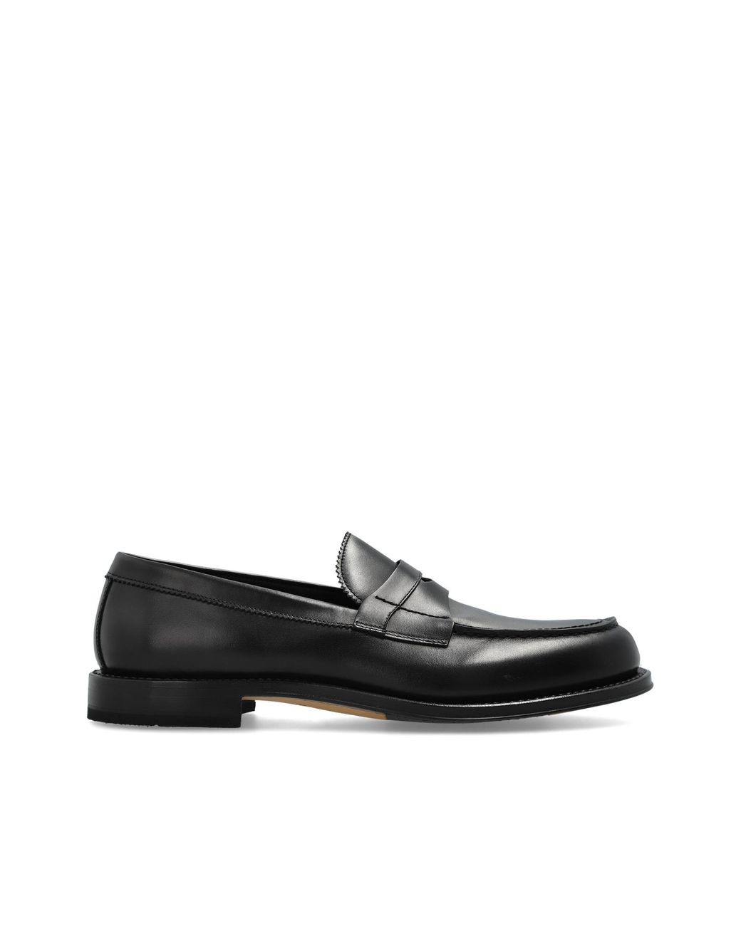 Fabi Black Leather 'Loafers' for men