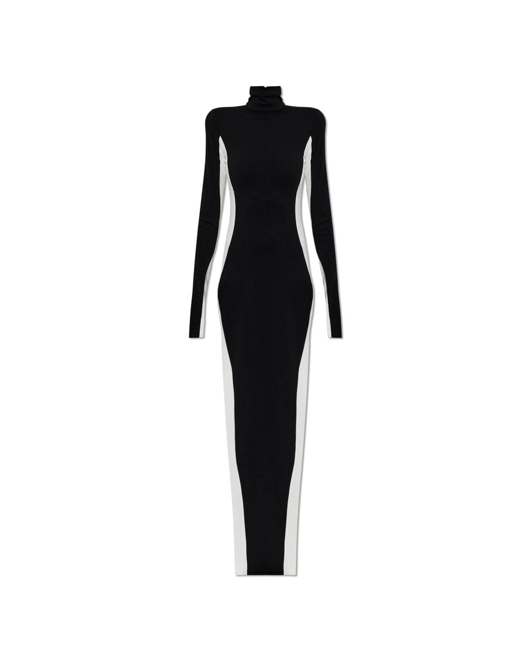 DSquared² Black Dress With Sewn-In Shoulder Pads