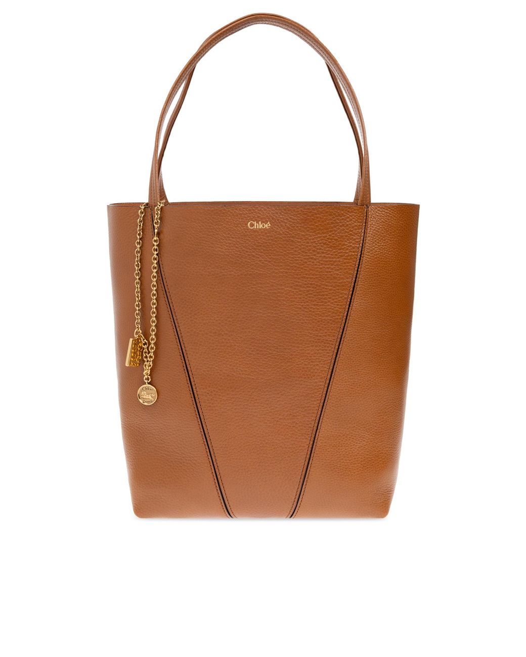 Chloé Brown Bag Spin Medium Type Shopper