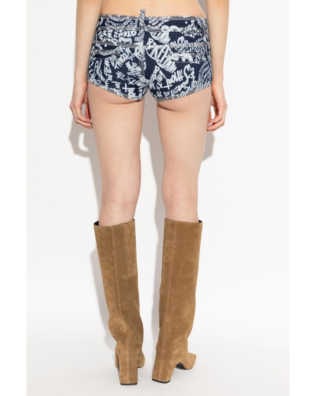 DSquared² Multicolor Denim Shorts