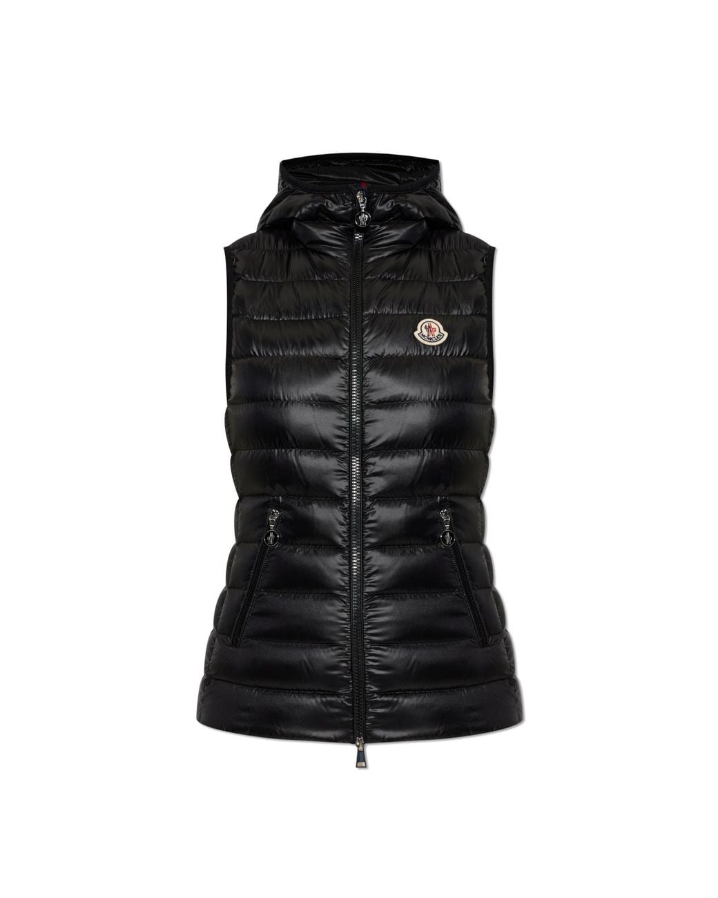 Moncler Black Quilted Vest 'Glygosse'