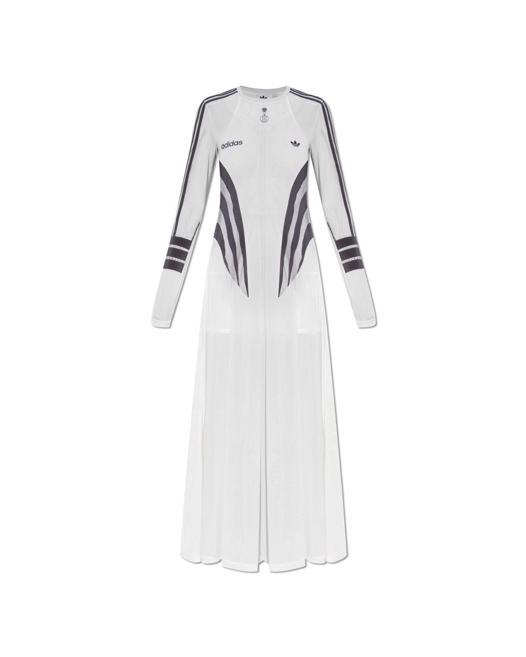 long dress adidas adidas Originals Atlanta Dress Jersey dress, Women's, Size: 20/22 (XL), Carbon