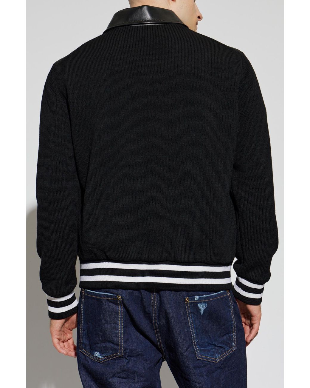 DSquared² Black Bomber Jacket for men