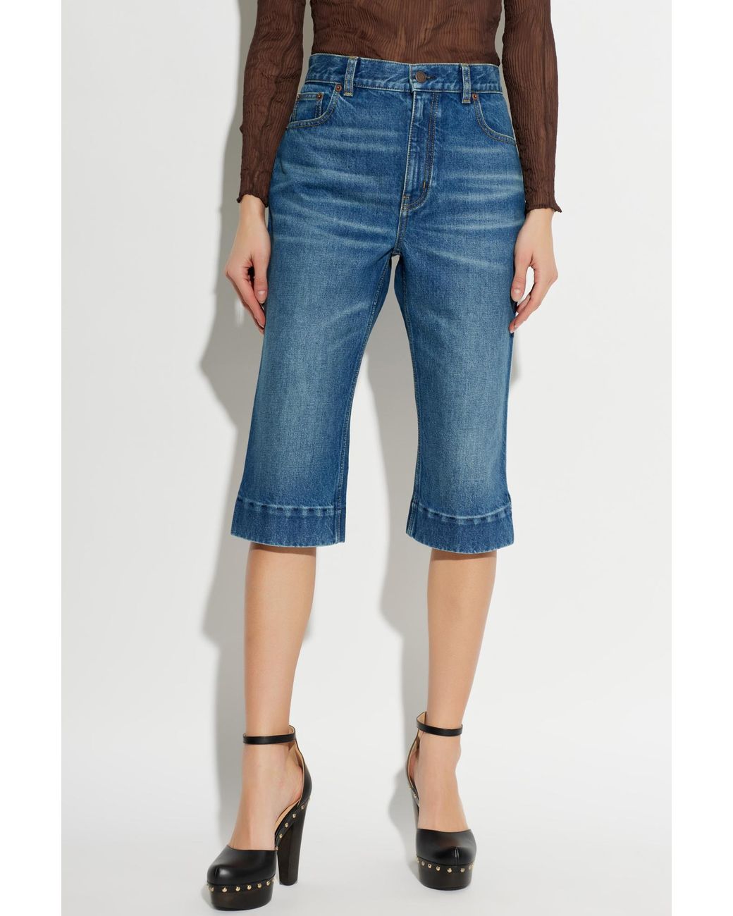 Chloé Blue Jeans With Logo