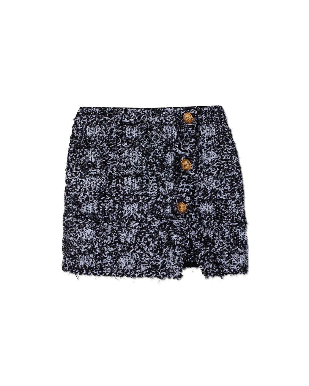 Balmain Blue Skirt With Lurex Thread