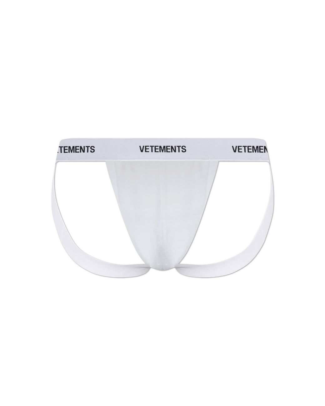 Vetements White Cotton Jockstraps for men