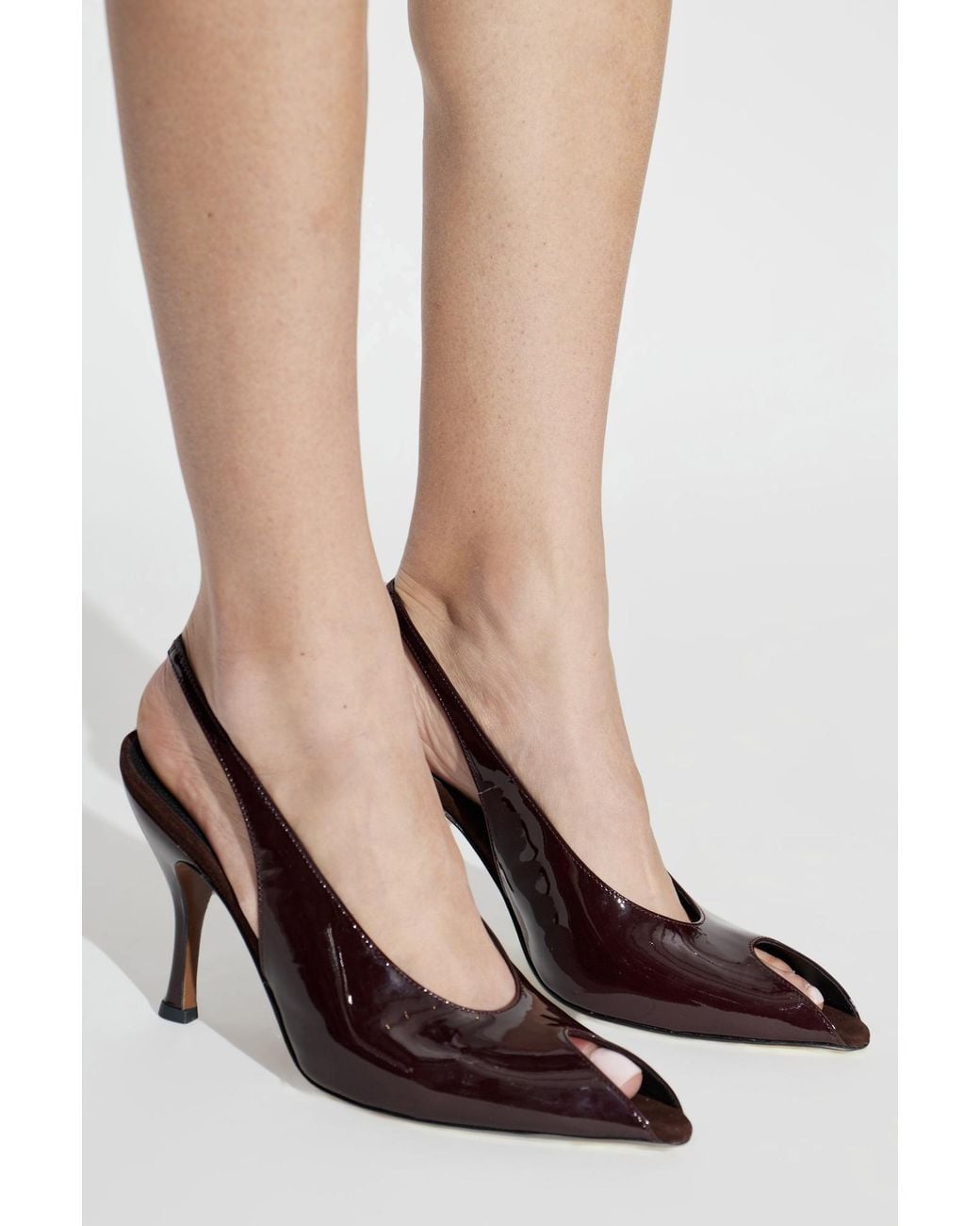 Neous Black Heeled Shoes "Hamal"