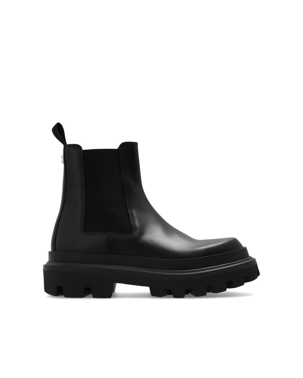Dolce & Gabbana Black Ankle Boots for men