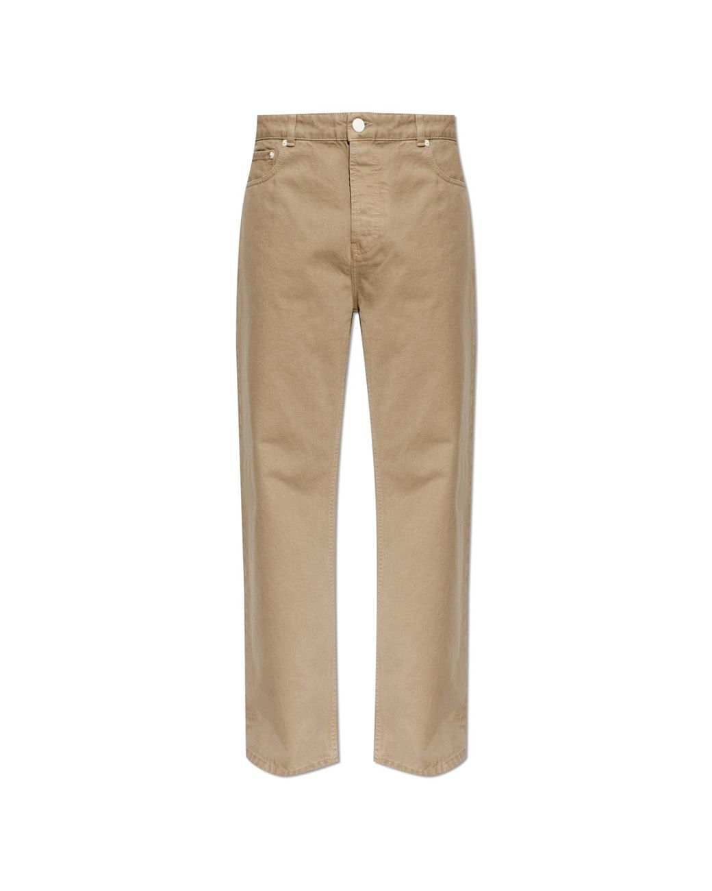 AMI Natural Wide-Leg Jeans for men