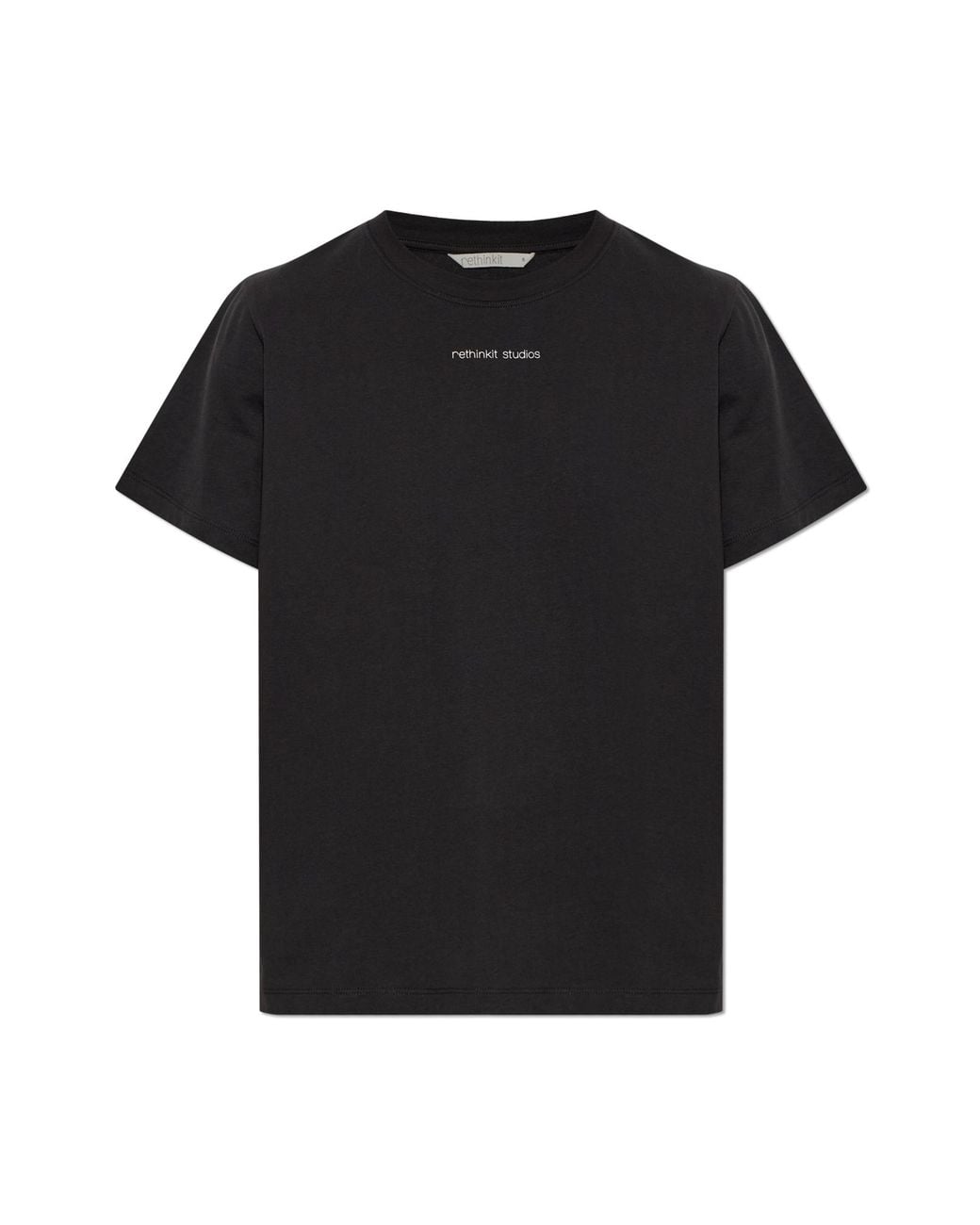 Rethinkit Studios Black T-Shirt With Logo
