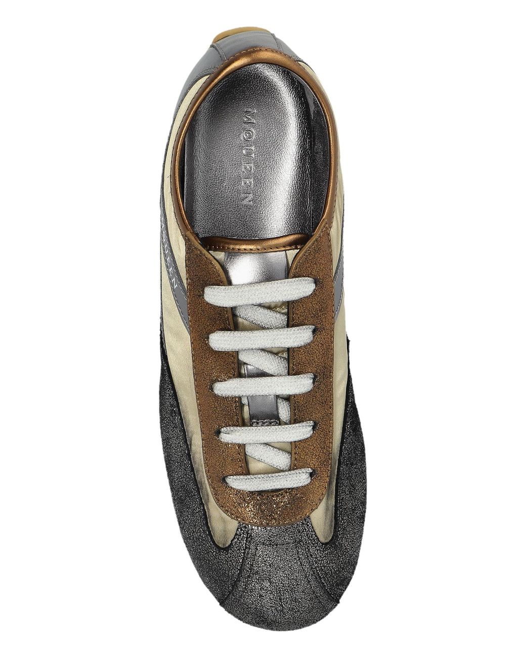 McQueen Brown Sport Shoes 'Boxe'