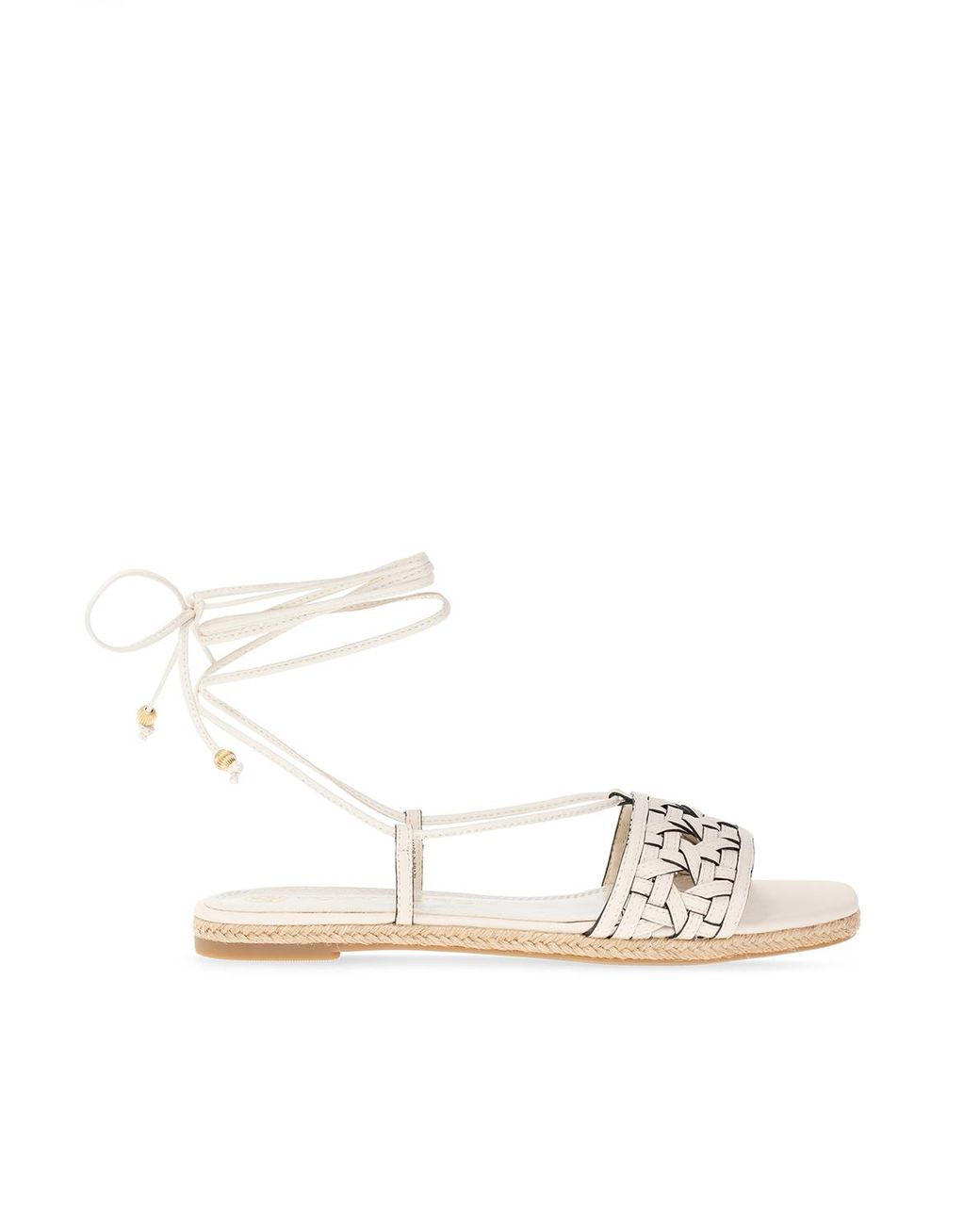 tory burch basket weave espadrille wedge