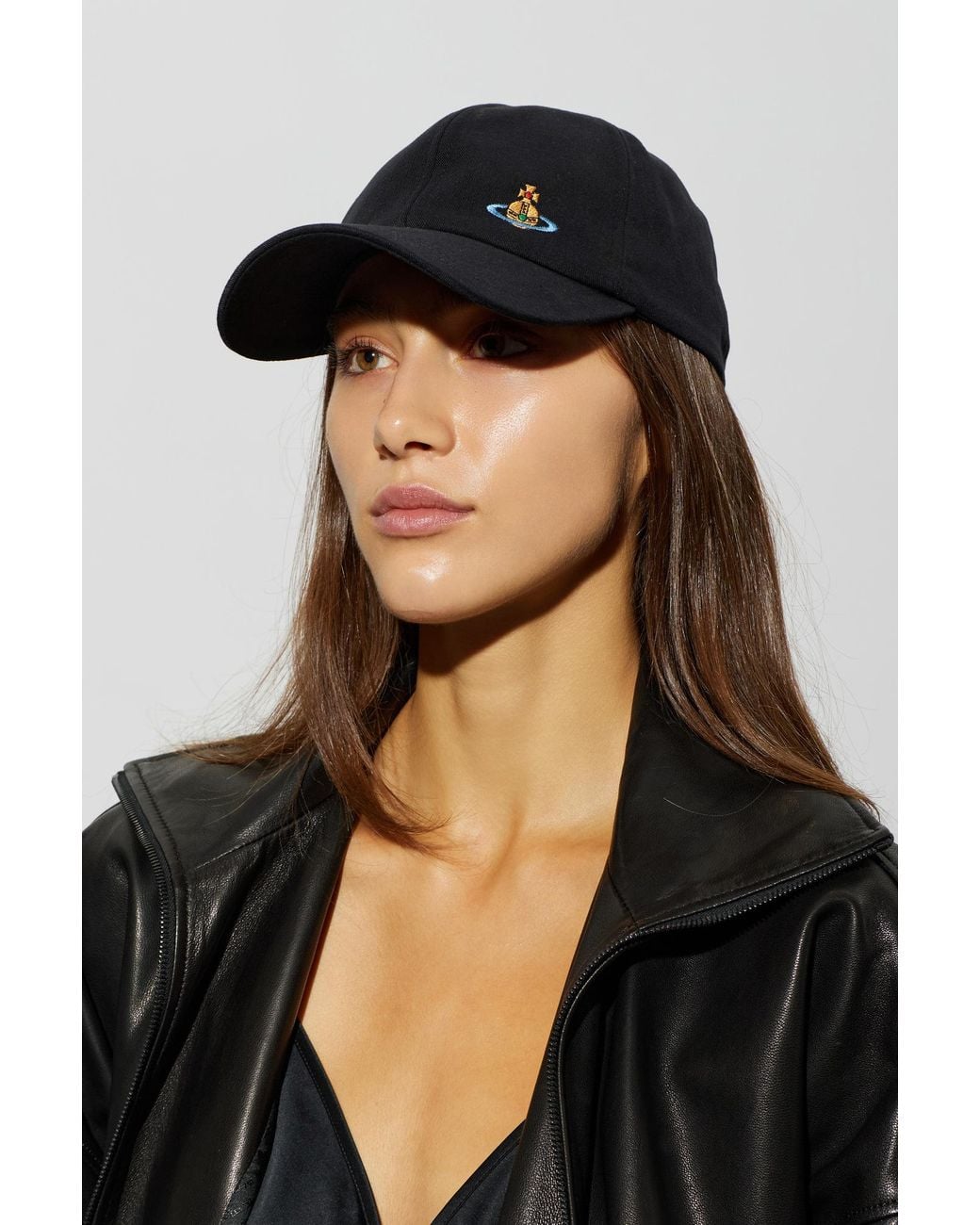 Vivienne Westwood Black Baseball Cap