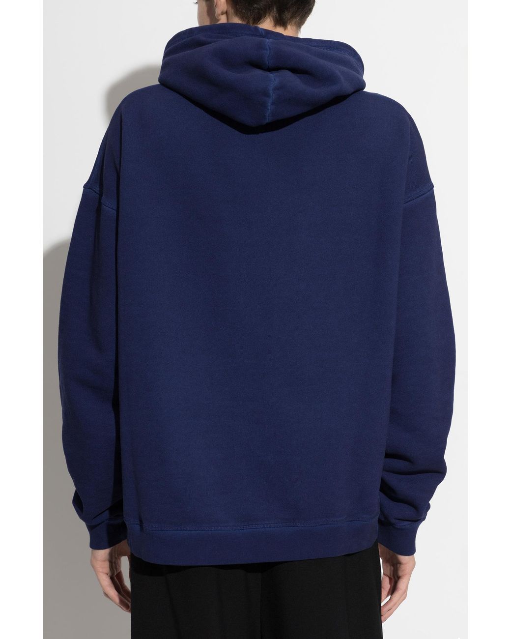 DSquared² Blue Cotton Sweatshirt With Print for men