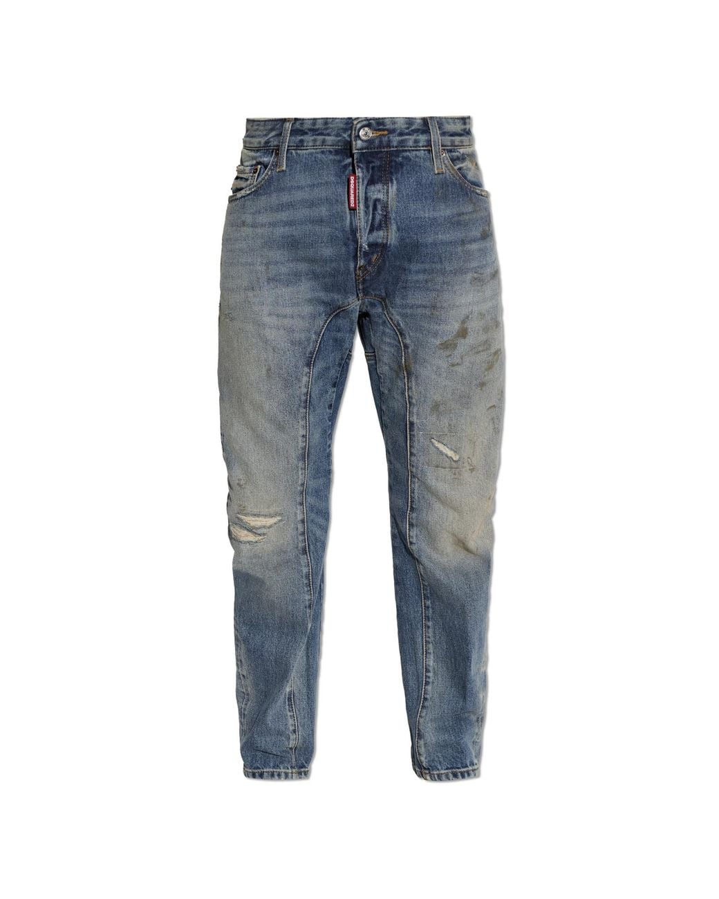 DSquared² Blue 'Biker' Jeans for men
