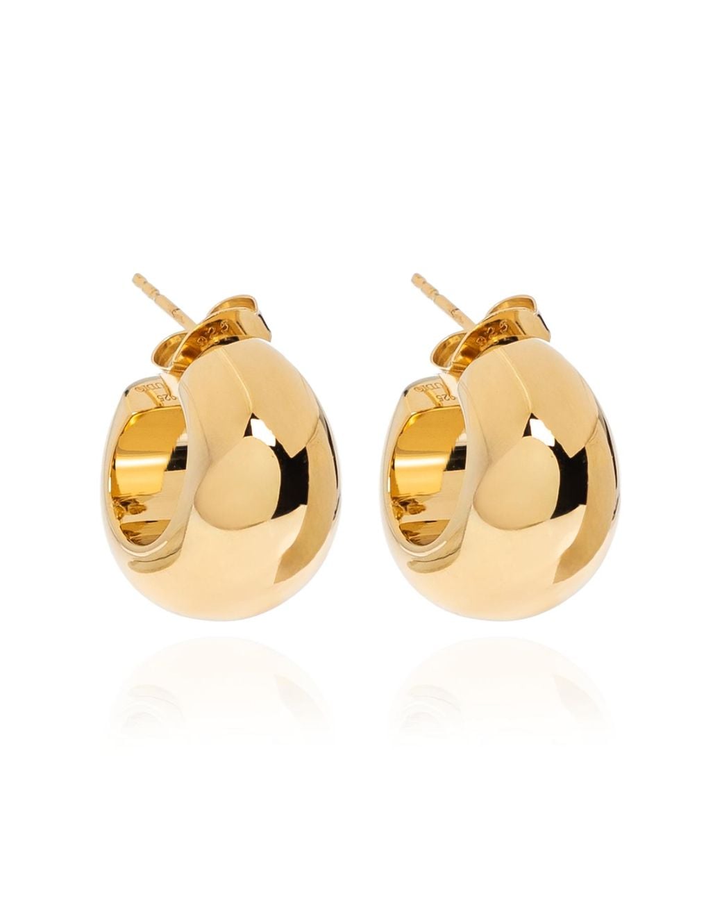 LIE STUDIO Metallic Earrings Simone