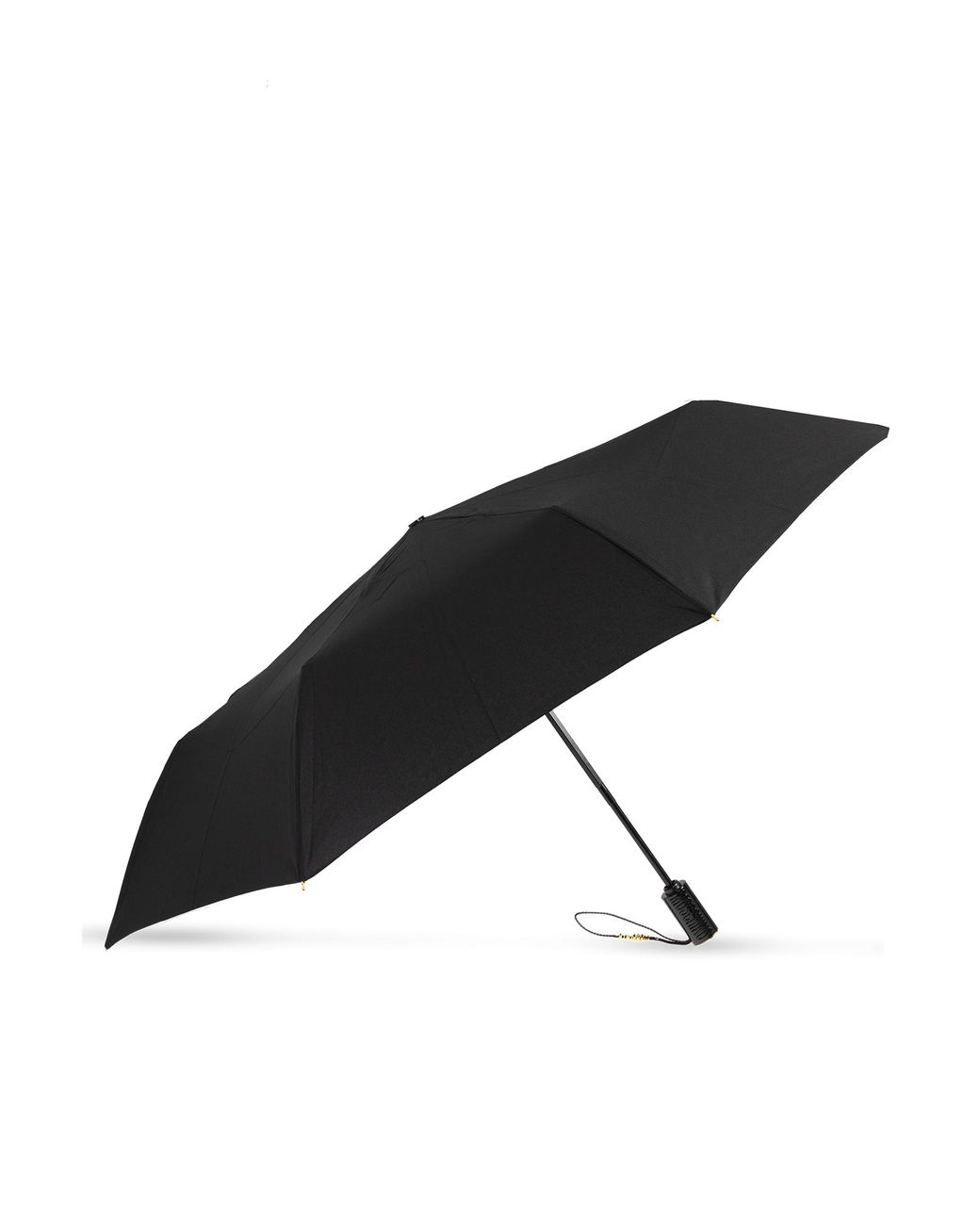 Moschino Black Umbrella With Logo