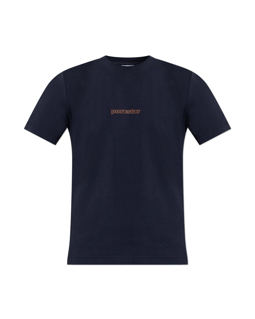 Vetements Blue T-Shirt With Print for men