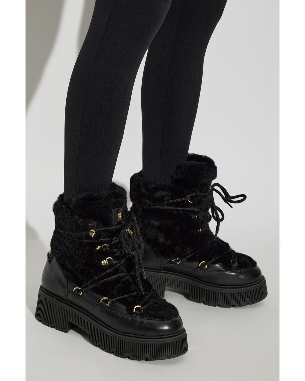 Bogner Black Heeled Snow Boots 'Turin'